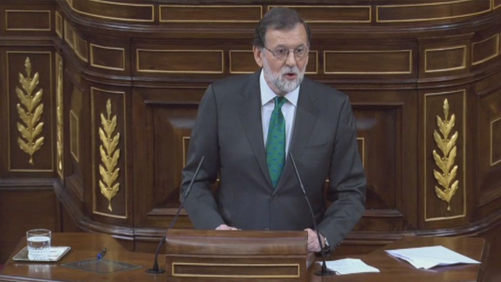 Rajoy, a Podemos: “A lo mejor, se van a tener que comer con patatas” los presupuestos