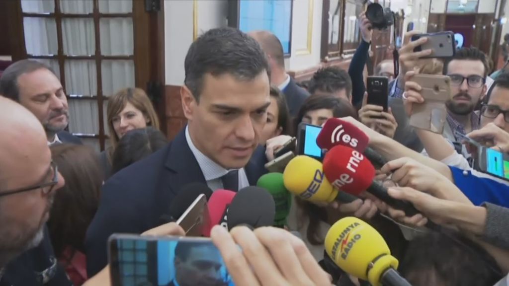 Sánchez, tras prosperar su moción de censura: "Soy consciente de la responsabilidad que asumo"