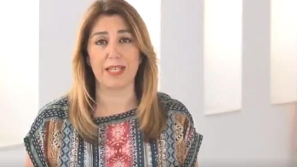 Susana Díaz felicita a Pedro Sánchez en un vídeo