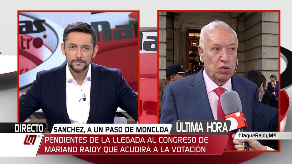 García Margallo, sobre la ausencia de Rajoy: “Es perfectamente explicable que esté reflexionando”