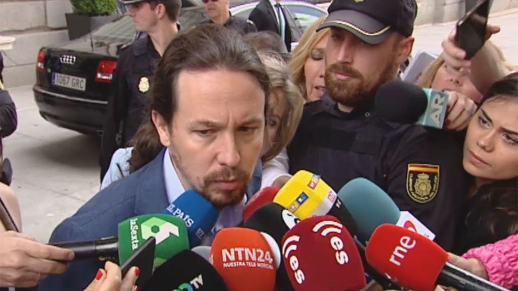 Pablo Iglesias: “Estamos a disposición del presidente”