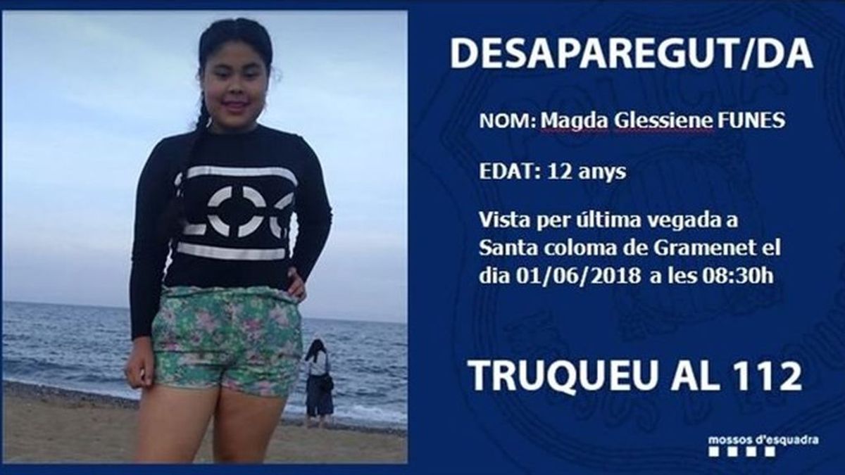Buscan a una menor desaparecida en Santa Coloma de Gramenet, en Barcelona