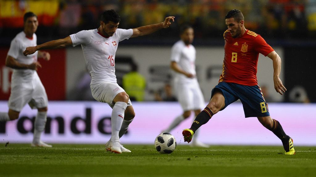 España no pasa del empate (1-1) ante Suiza en el primer amistoso antes del Mundial