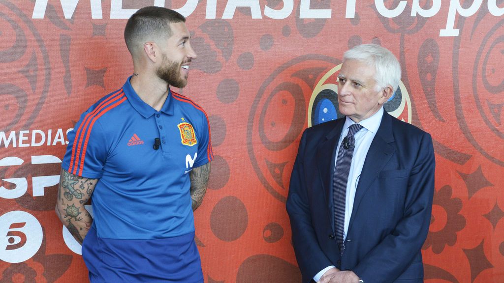 Sergio Ramos y Paolo Vasile