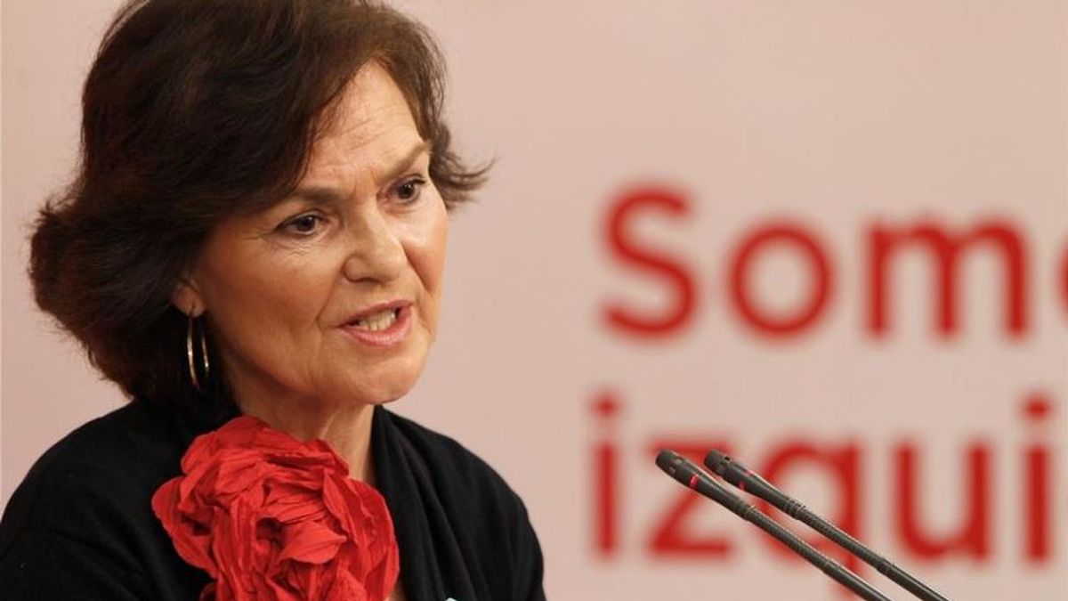 Carmen Calvo, vicepresidenta del Gobierno de Sánchez y ministra de Igualdad