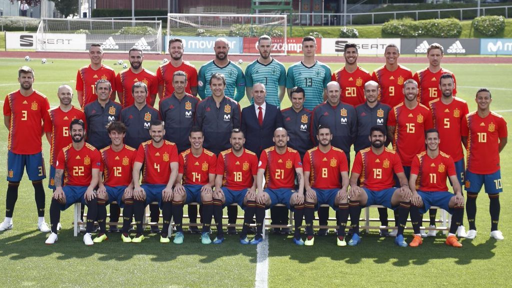 Una foto para soñar con todo en Rusia: España se hace la foto oficial del Mundial