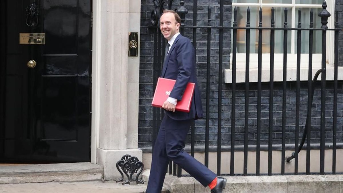 El ministro de Cultura, Medios de Comunicación y Deportes de Reino Unido, Matthew Hancock, a su llegada a la reunión del Gobierno de Theresa May celebrada el 5 de junio de 2018 en Londres.