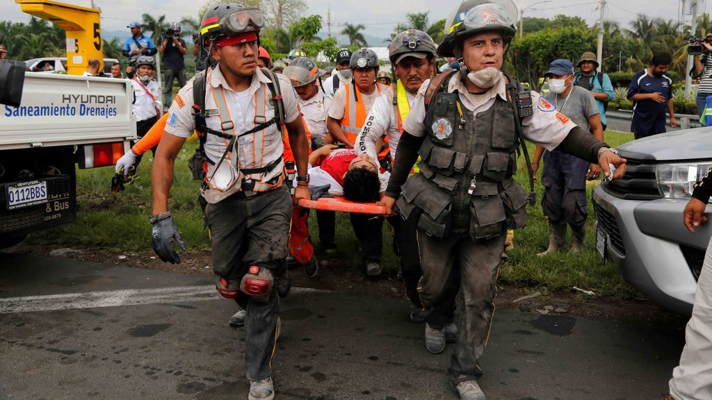 La erupción del volcán de Fuego en Guatemala deja ya 75 muertos y 200 desaparecidos