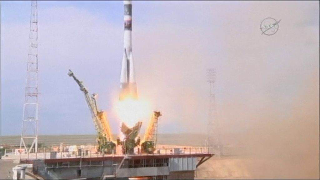 La Nasa lanza el cohete ruso Soyuz para realizar nuevos experimentos científicos