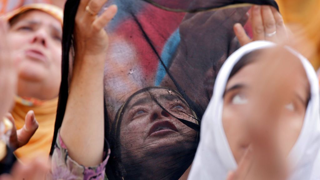 Veneración de una reliquia musulmana en India