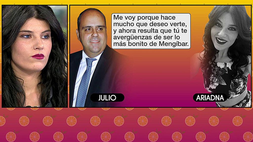 El futuro marido de Mª Jesús Ruiz, a una joven de 18 años: "Conmigo vivirías como una reina"