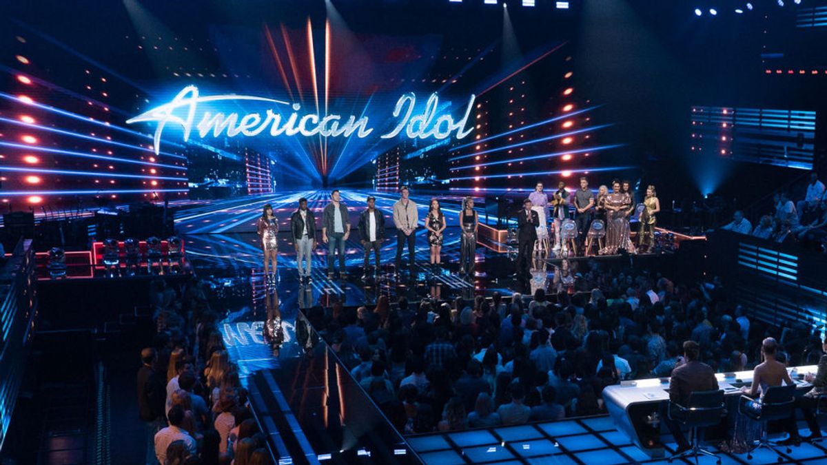 Imagen de la versión estadounidense de 'American idol', emitida en ABC.