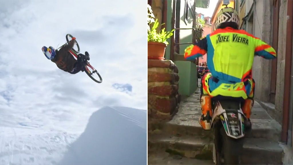 La historia de Fabio Wibmer y la última prueba del Mundial de Enduro, las imágenes más 'extreme' de la jornada