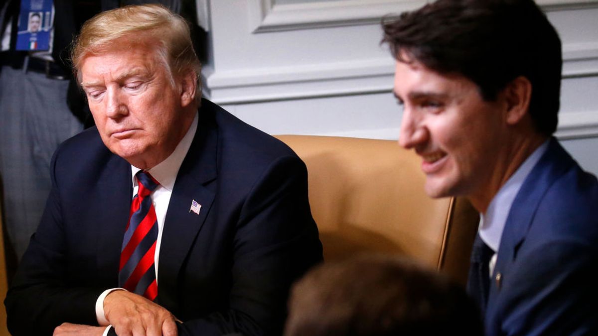 Trump reniega de la declaración conjunta del G-7 tras acusar a Trudeau de ser "deshonesto y débil"