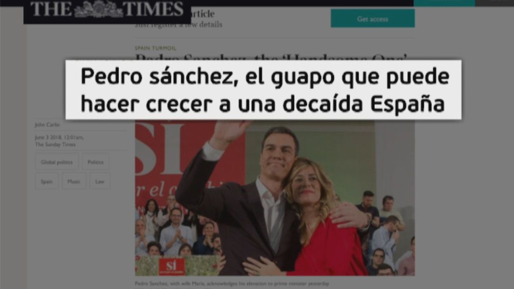 La prensa extranjera se rinde al físico de Pedro Sánchez