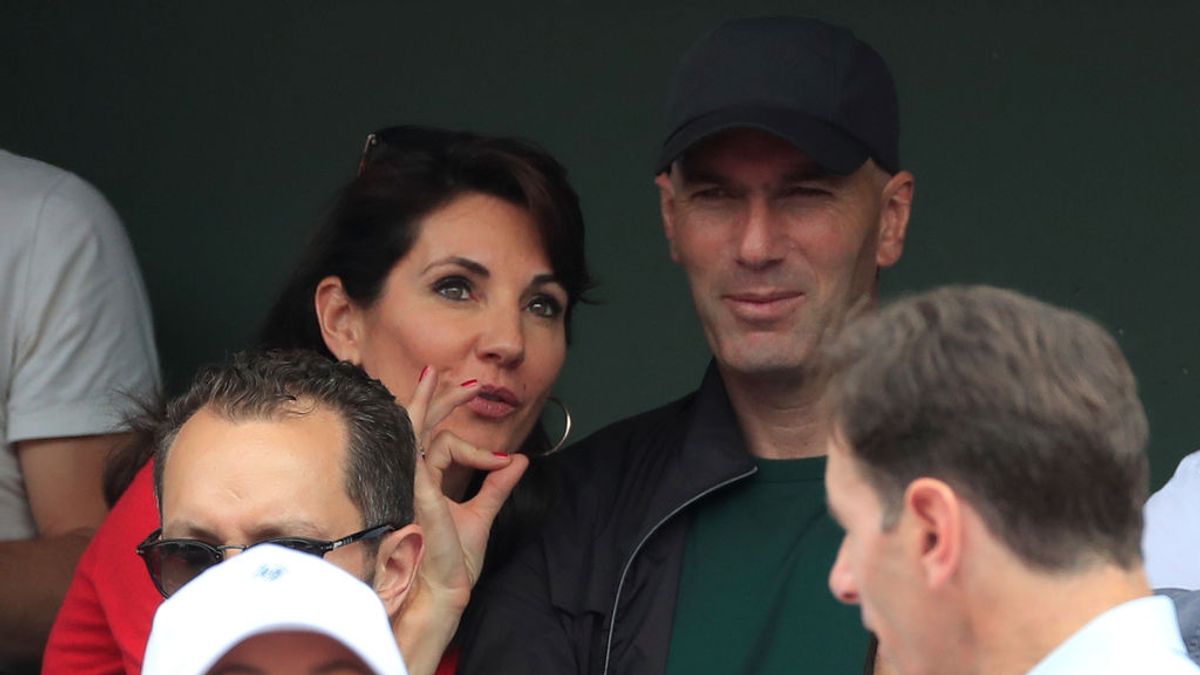 Zidane reaparece en la final de Roland Garros tras su adiós al Real Madrid