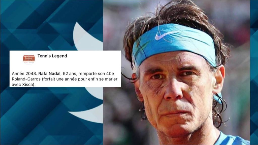 La broma con la que Rafa Nadal consigue su 40º Roland Garros a los 62 años