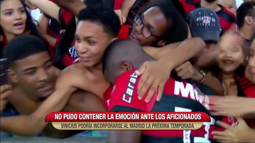 Las lágrimas de Vinícius en el que puede ser su último partido antes de aterrizar en el Real Madrid