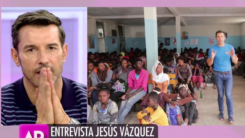 Jesús Vázquez cuenta su viaje a un campo de refugiados en Etiopía: "Toda la ayuda llega"