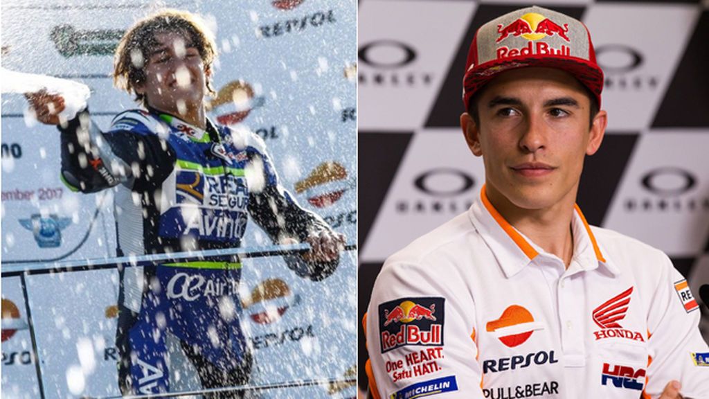 Márquez despide a Andreas Pérez, el piloto de 14 años que soñaba con ser como él