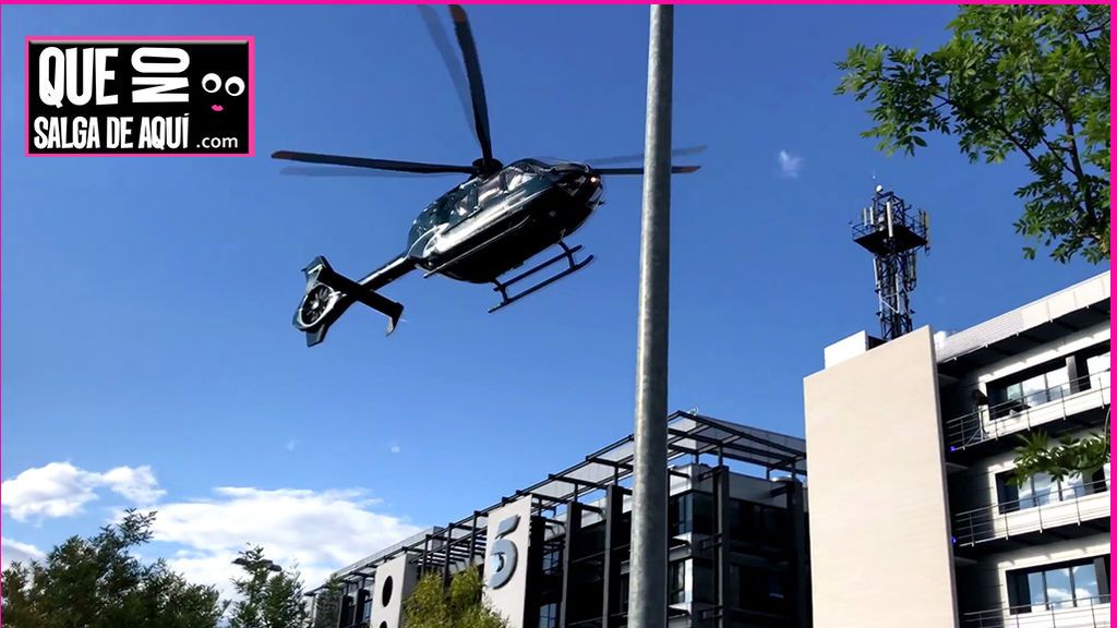 Así ha sido el ensayo del aterrizaje del helicóptero de 'Supervivientes 2018' en Mediaset