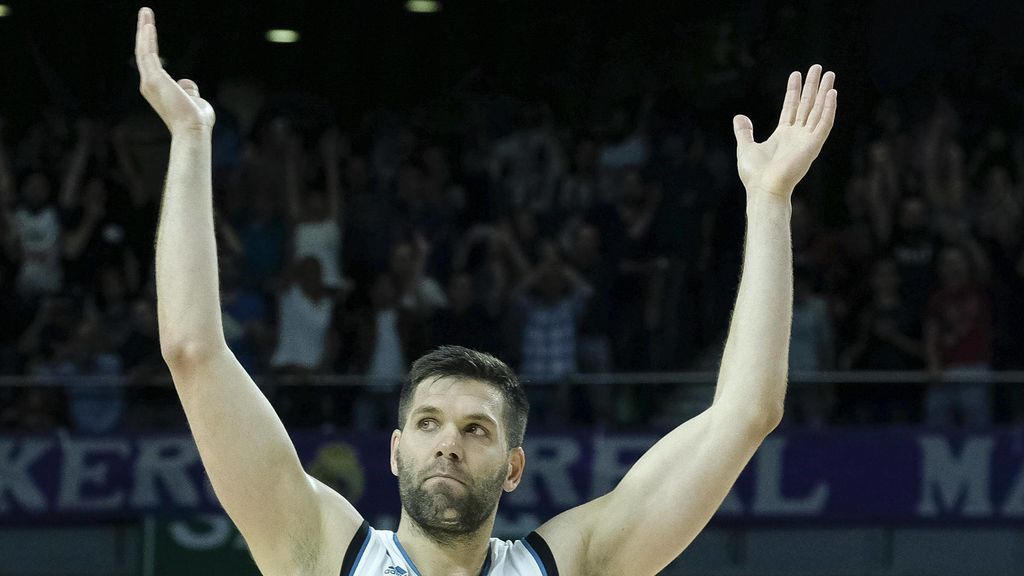 Felipe Reyes jugará con unas zapatillas de 'Peppa Pig' y de 'Bob Esponja' como homenaje a sus dos hijos