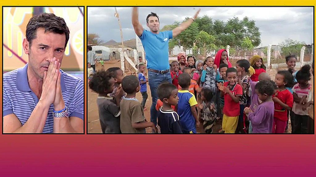 Jesús Vázquez presenta la nueva campaña de '12 meses' cuyo objetivo es ayudar a niños que llegan solos a los campos de refugiados