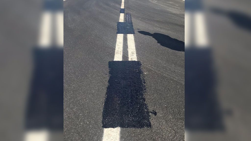 Juzgan a un hombre por pintar la línea continua de una carretera en Lepe Juzgan a un hombre por pintar la línea continua de una carretera en Lepe