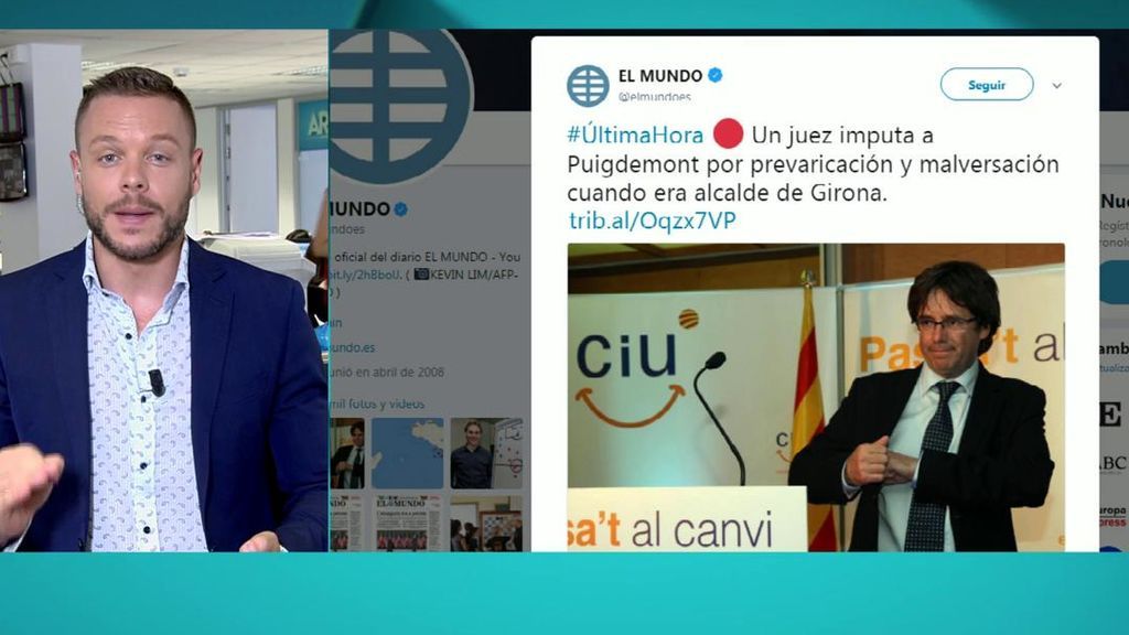 Un juez imputa a Puigdemont por prevaricación y malversación cuando era alcalde de Girona