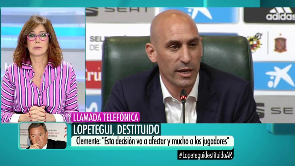 Clemente, sobre la destitución de Lopetegui: "Igual Rubiales quiere poner a un amigo suyo"