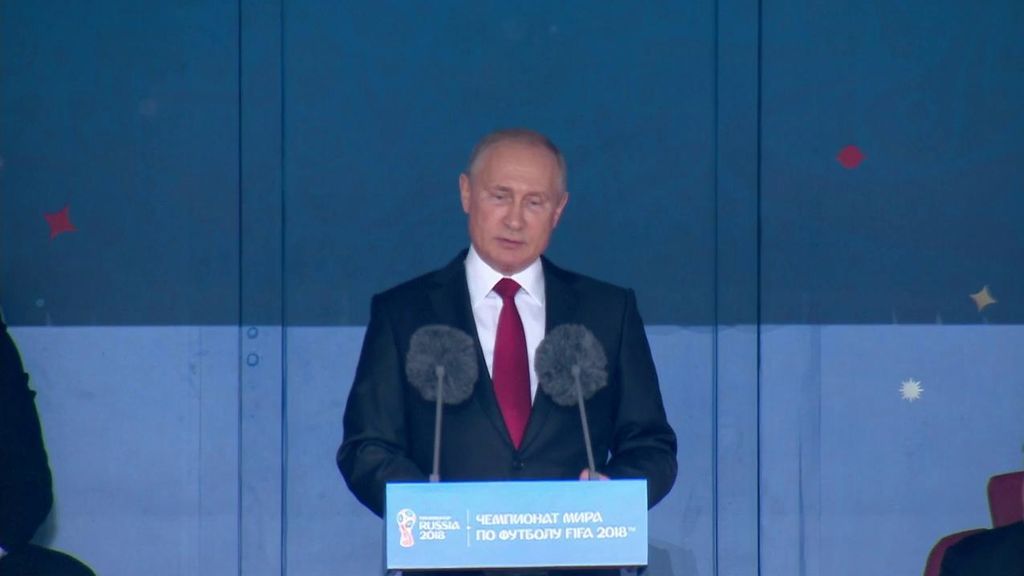Putin da la bienvenida al Mundial de Rusia: “Hay que aprovechar el deporte para fortalecer los lazos de paz entre las naciones”