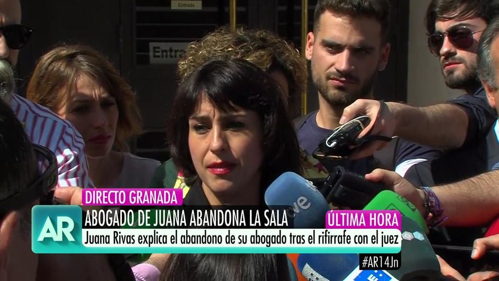 Juana Rivas: "No es una estrategia, mi abogado está enfermo"