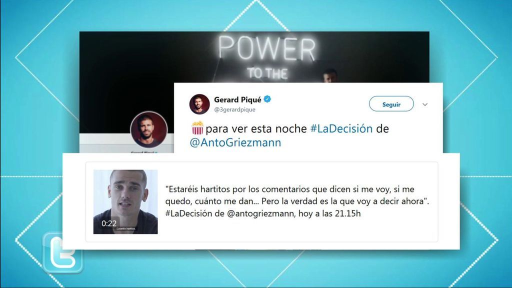 Piqué espera ‘comiendo palomitas’ la decisión de Griezmann sobre su futuro