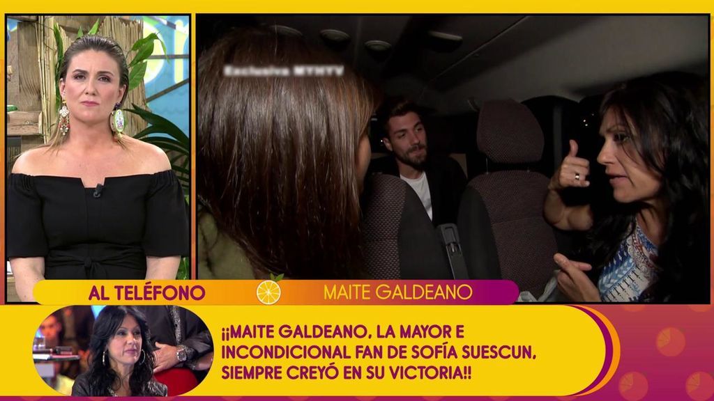 Maite Galdeano: “Sofía no va a perdonar a Alejandro, somos muy celosas las dos”