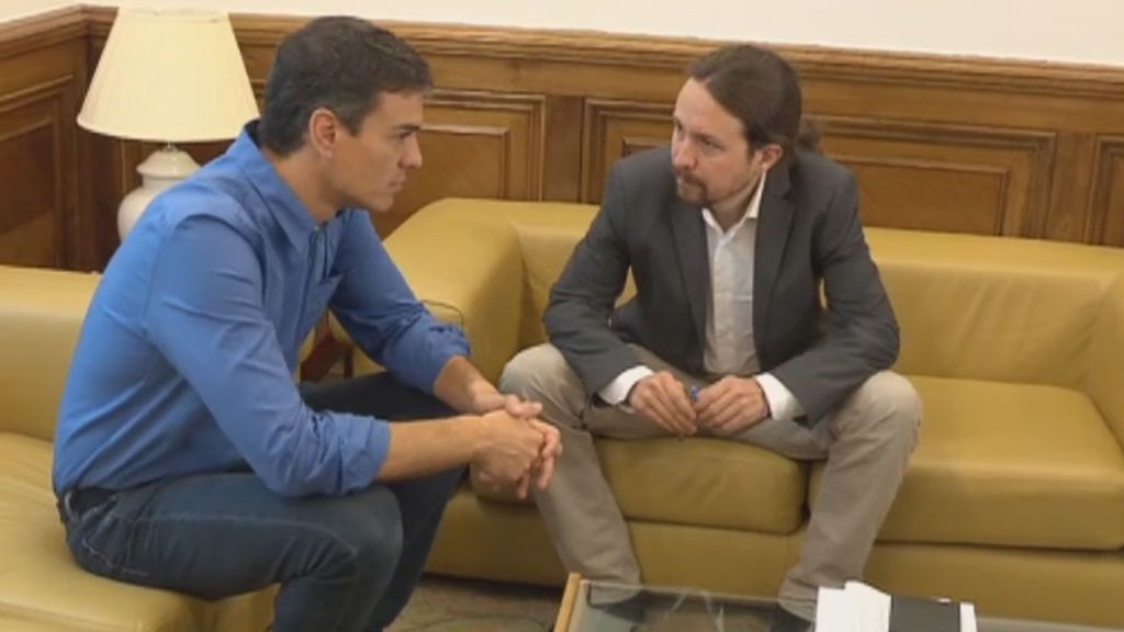 Reunión secreta en Moncloa entre Pedro Sánchez y Pablo Iglesias