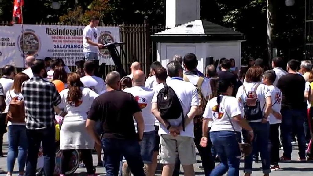 Militares exigen en Valladolid que se frenen los despidos a los 45 años