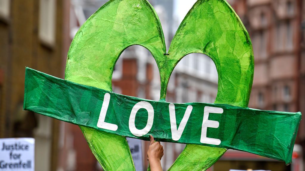 Portestas organizadas por Justice4Grenfell en Westminster, Londres