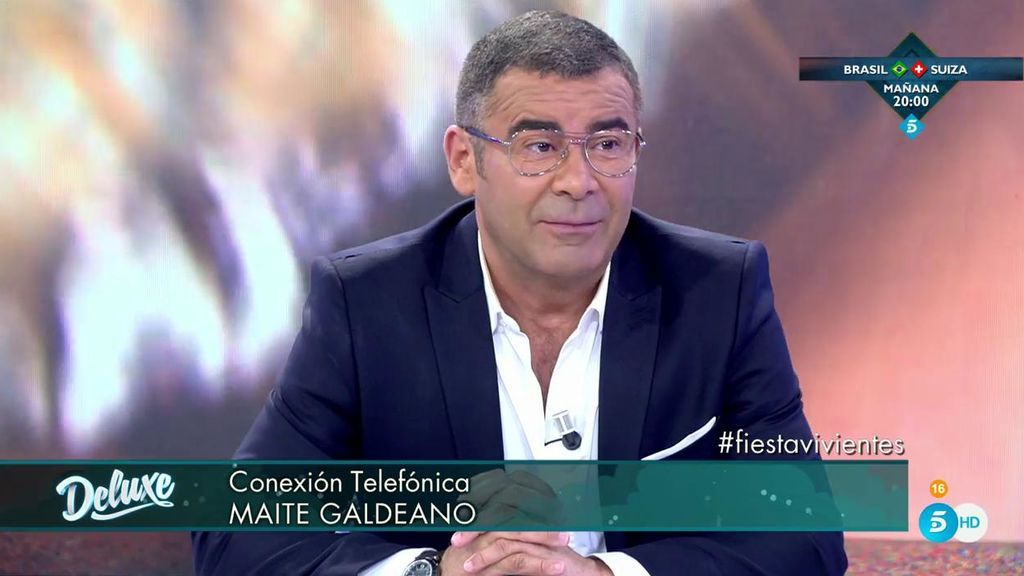 Jorge Javier calla a Maite Galdeano: “Lo que te pasa es que quieres ser Sofía Suescun”