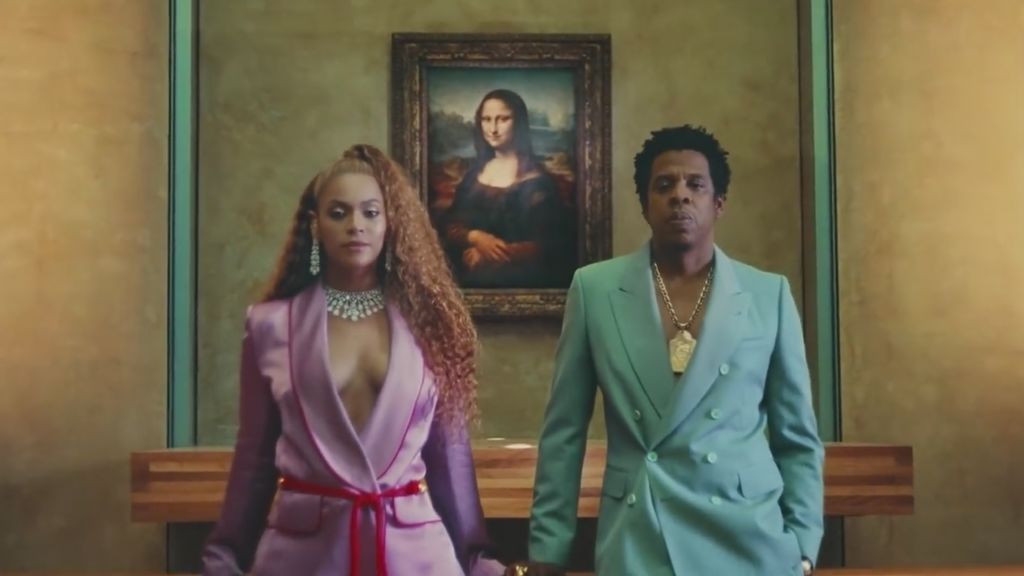 Beyoncé y Jay Z sellan su amor en el Louvre ante 'La Gioconda'