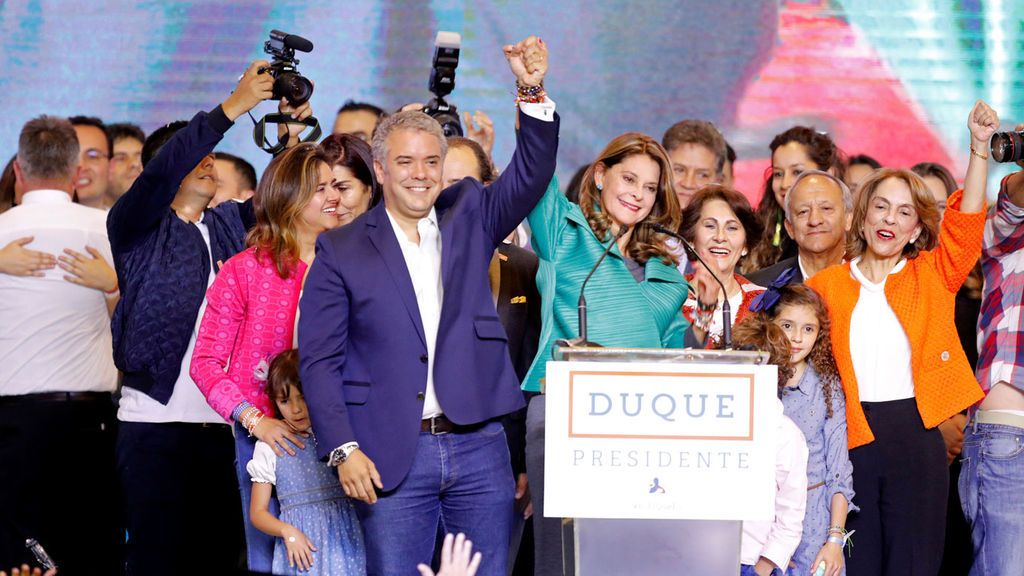 Iván Duque gana las elecciones presidenciales en Colombia