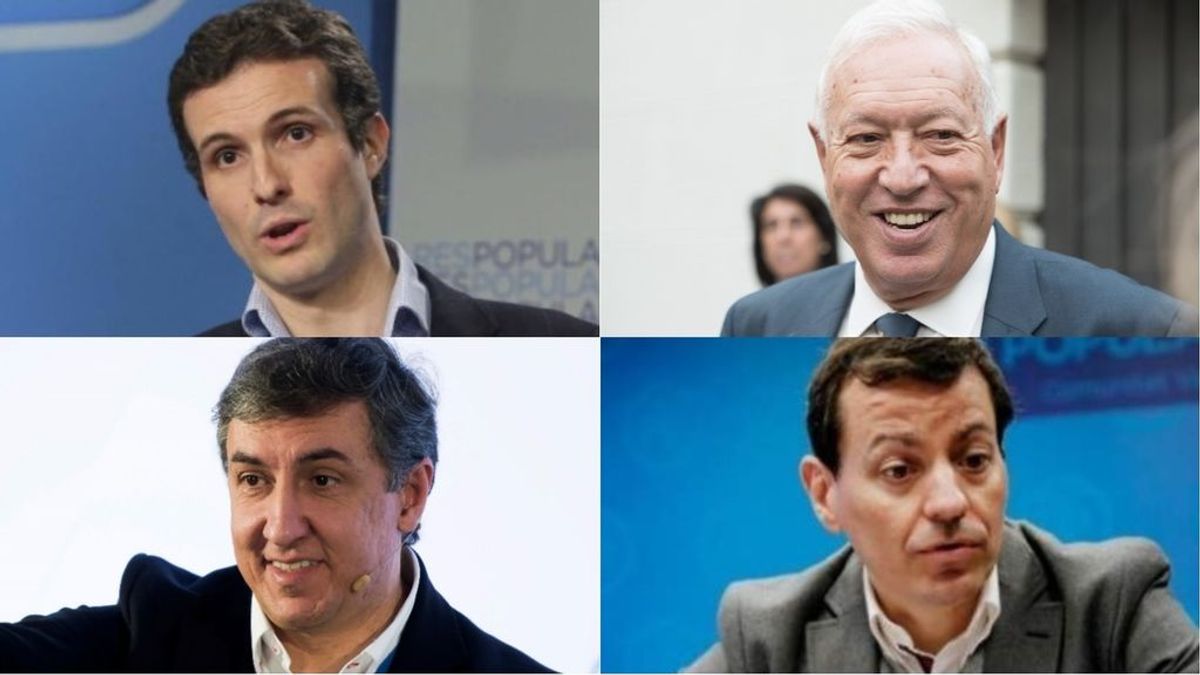 Casado, Margallo, Bayo y García-Hernández, los cuatro candidatos, de momento, para presidir el PP