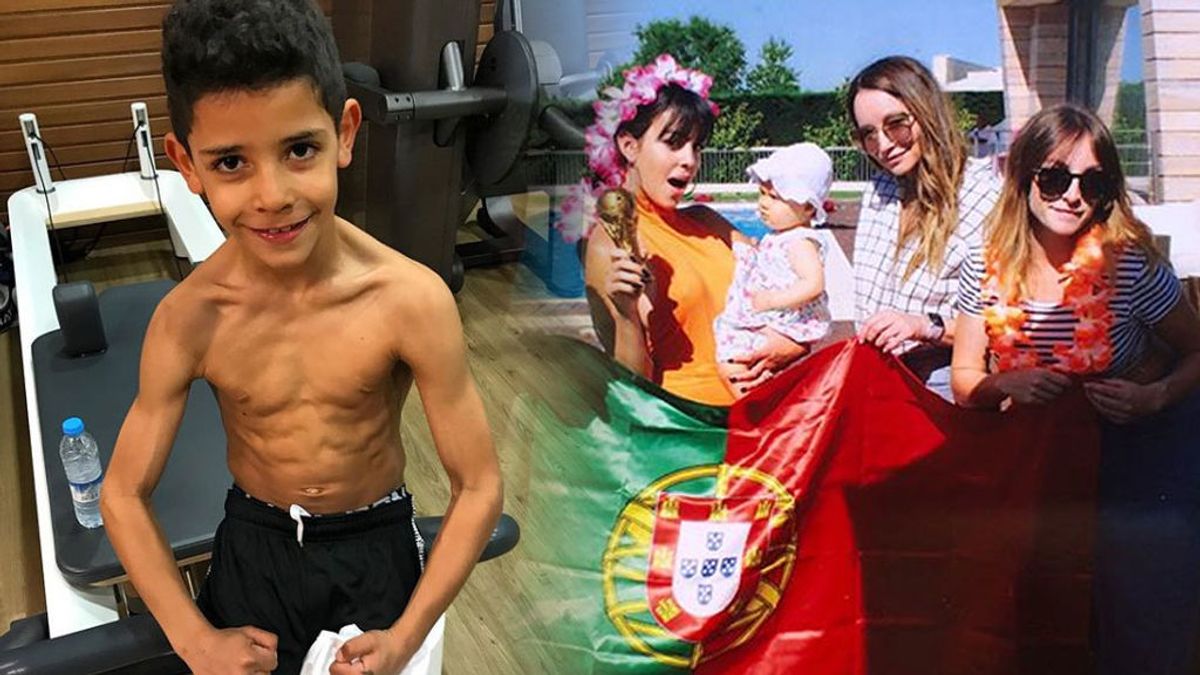 Espuma, piscina y sin papá: la fiesta de cumpleaños de Cristiano Junior, al detalle