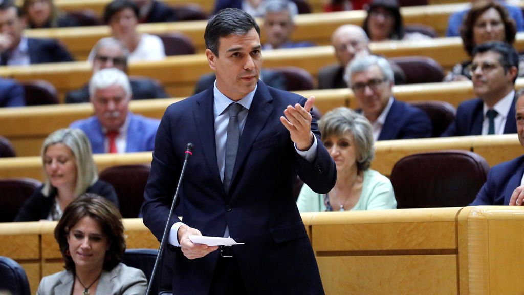 Sánchez pide al PP que no haga oposición al Estado en su primera sesión de control en el Senado
