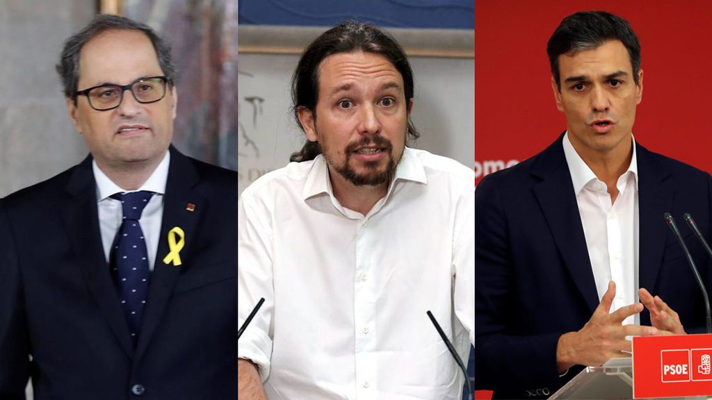 Quim Torra podría reunirse con Pablo Iglesias antes que con Pedro Sánchez