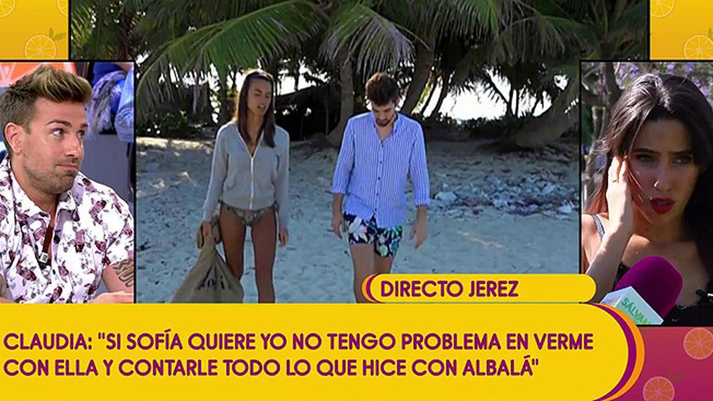 Sofía Suescun cree que Alejandro le ha sido desleal: "Cree que se besó con Claudia"
