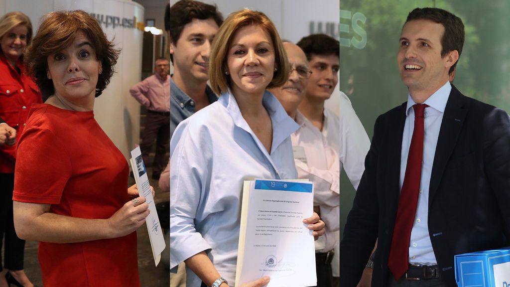 Los siete aspirantes a suceder a Rajoy presentan sus avales