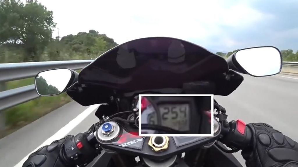 'Diablo rideR', el motorista detenido por grabarse a 258 km/h