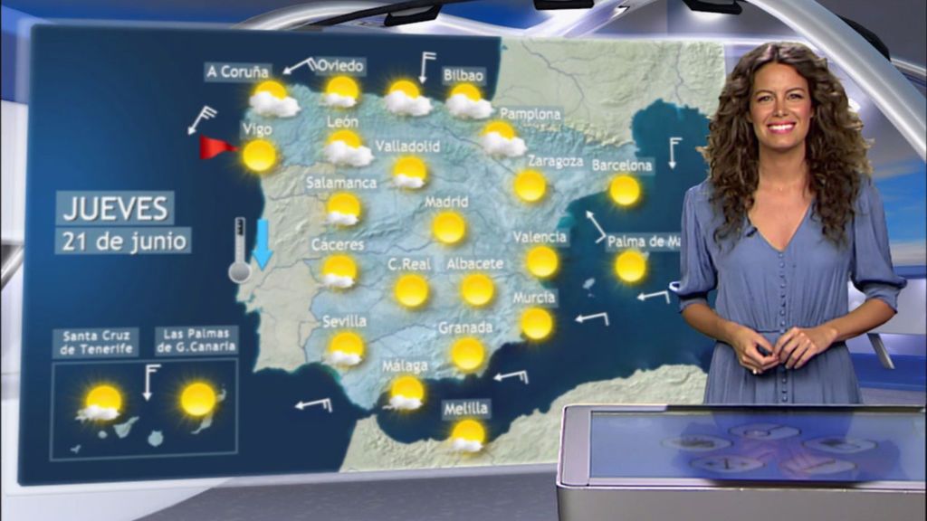 Hasta 3ºC menos: el calor da un respiro en la mitad occidental