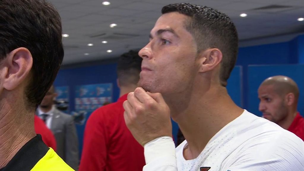 Cristiano Ronaldo cambia de ‘look’ y se deja perilla en el segundo partido de Portugal