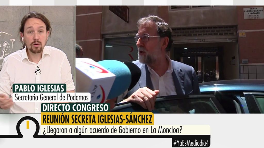 Pablo Iglesias, sobre la sucesión del PP: "Me alegro de que no se haya presentado Ana Pastor porque sería una rival muy dura"